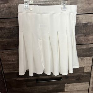 White PLT Tennis skirt